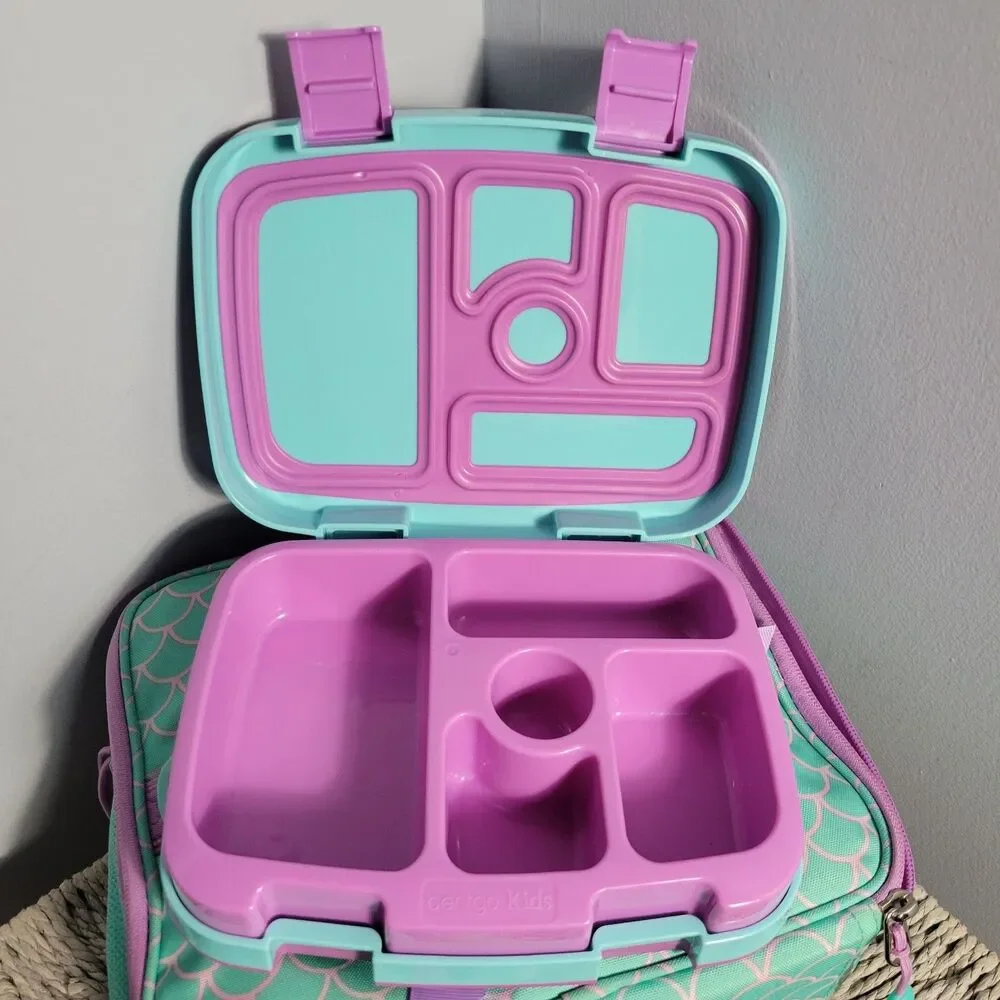 Bentgo Kids Lunch Box & Bag Combo Insulated Leak-Proof Drop-Proof Easy Clean